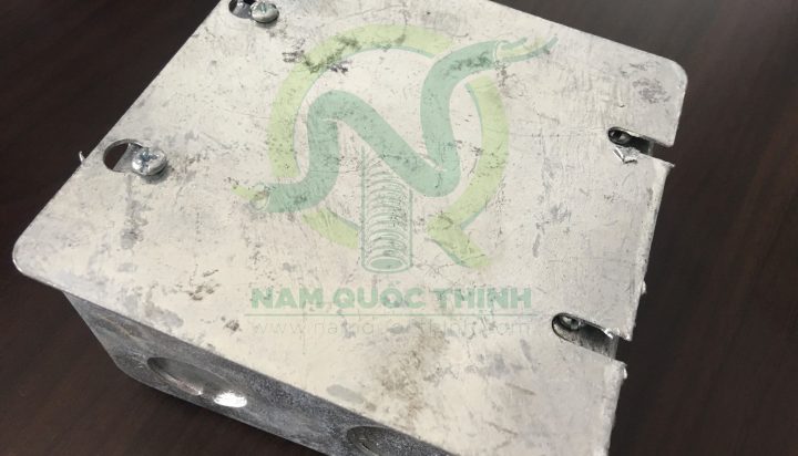 Hộp thép âm tường trung gian nhúng nóng 100x100x54 điện ngầm Metro – Suối Tiên