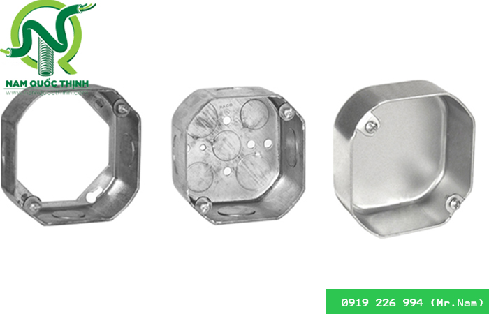 Hộp thép bát giác âm tường chất lượng