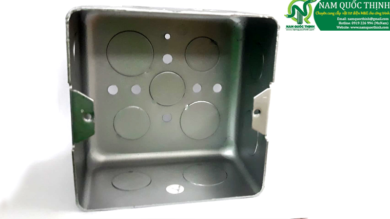 Hộp thép âm tường 80x80 chất lượng